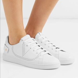 Valentino Backnet Leather Sneaker